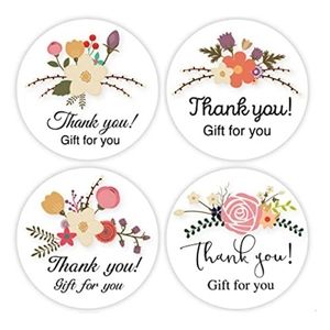 100 - 1 Inch Thank You Stickers